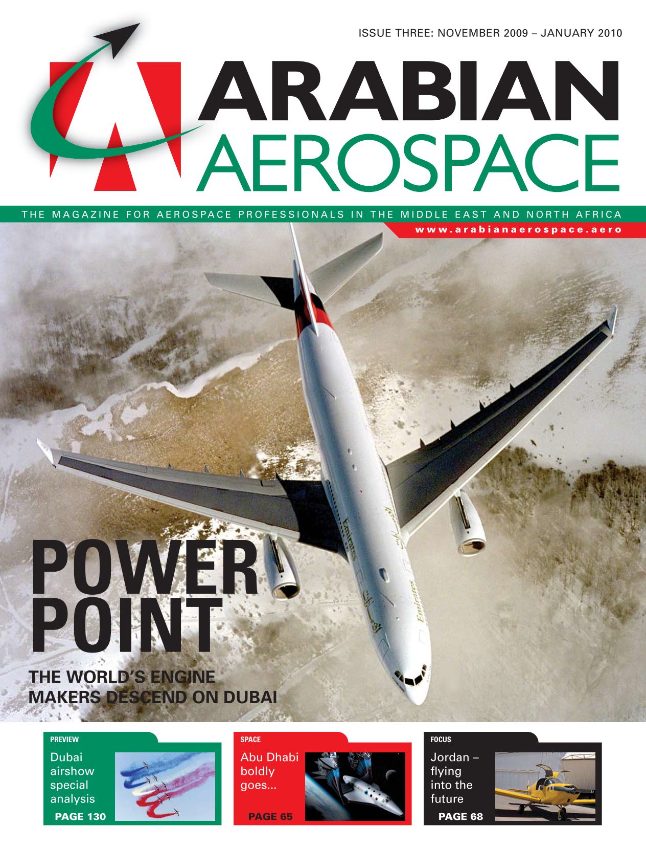 Arabian Aerospace: November 2009-January 2010