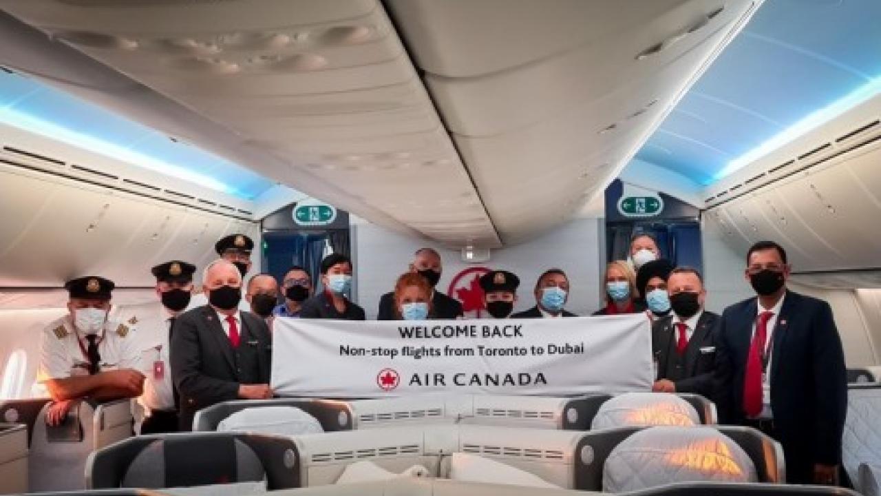 Air Canada resumes operations between Toronto and Dubai Times